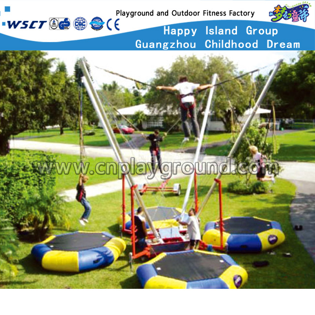 Large Adventure Jumping Trampoline Combination Playgrounds For 4 Adults (Hd-15001)