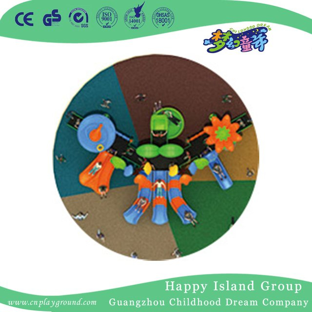 Outdoor Cartoon Vegetable Roof Playground Equipment for Children (HG-9201)