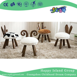 New Design School Children Wooden Cartoon Feature Chair with Soft Cushion (HG-3701)