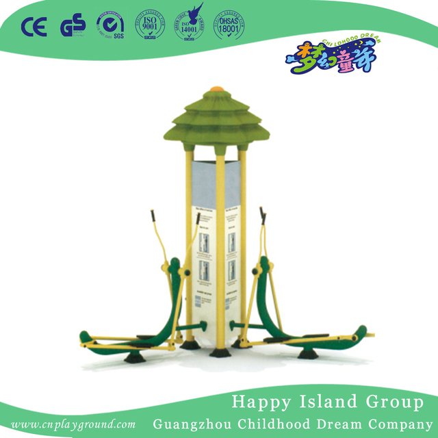  Outdoor Residential Exercise Equipment Three Station Luxurious Waist Twister (HD-13305)