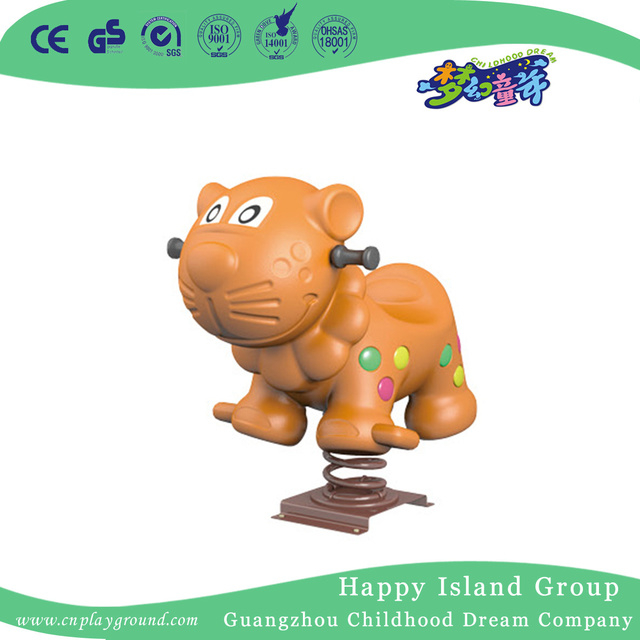 Outdoor School Cartoon Animal Plastic Rocking Ride Equipment (HJ-20304)