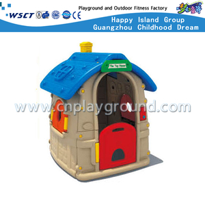 Small Plastic Toys Blue Roof Playhouse Playground for Toddler Play (M11-09503)