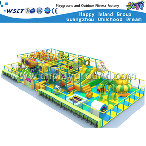 High Quality Middle Indoor Playground Plastic Slide Equipment(M11-C007)