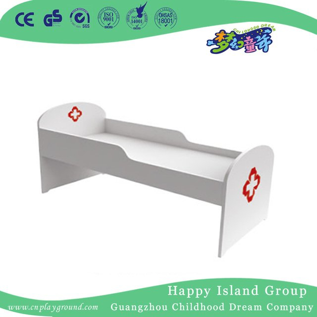 Wonderful and Colorful Painting Solid Wooden School Bed On Wall with Cabinet (HG-6401)