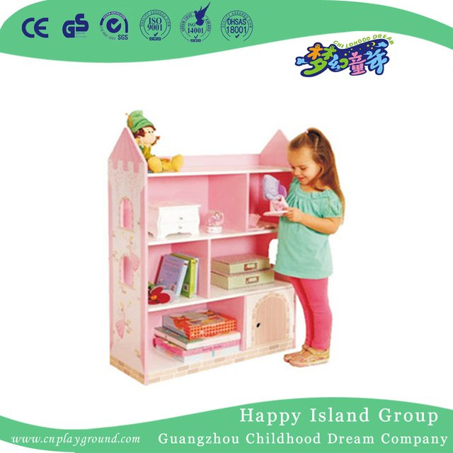 School Blue Children Wooden Books Storage Cabinet (HG-4102)
