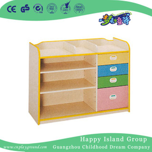 Kindergarten Wooden Fireproof Toddler Toys Cabinet (HG-5404)