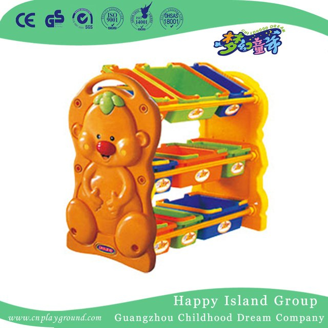 School Small Cartoon Rabbit Corner Storage Shelf (HG-7105)