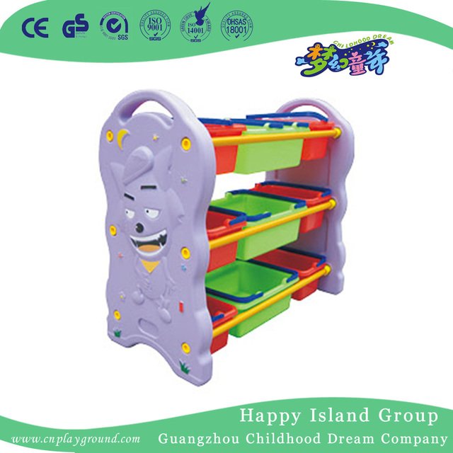 School Green Hello Kitty Series Corner Storage Shelf (HG-7110)