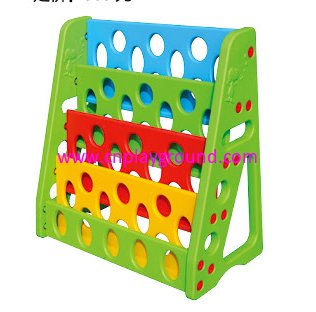 Kindergarten Plastic Colorful Toddler Bookshelves (HG-7114)