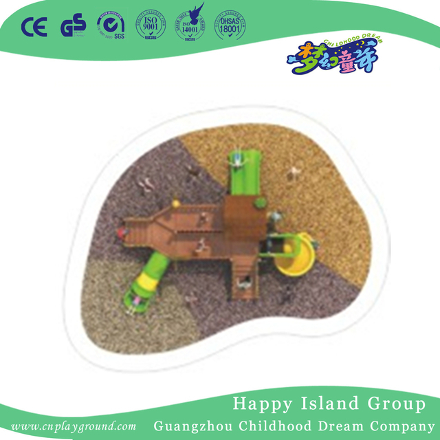 Outdoor Tree Wooden Playhouse Playground For Sale (1908201)