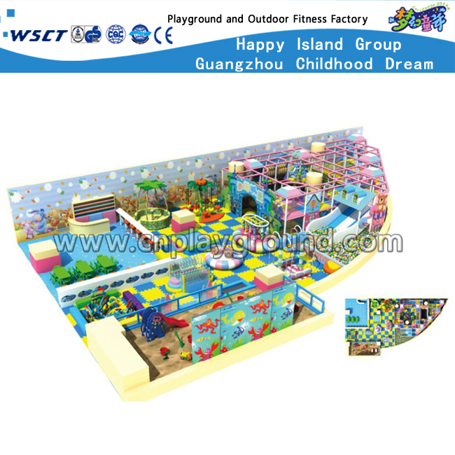 New Design Large Kids Cartoon Indoor Playground Equipment (HD-8602)