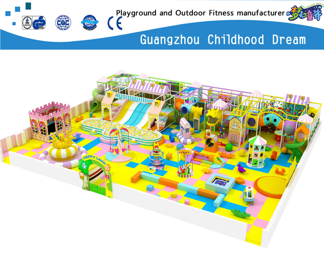 Public Middle Kids Cartoon Indoor Playground On Promotion (H13-60013)