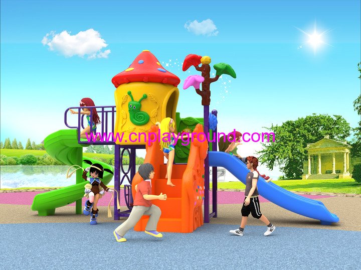 2018 New Outdoor Small Colorful Mushroom House Children Playground Equipment (H17-A13)