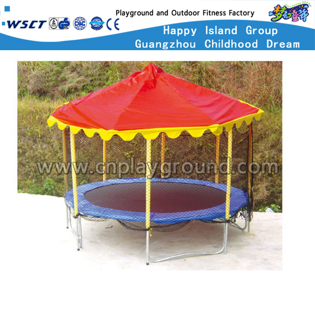 Amusement Park Kids Trampoline with Roof Equipment (M11-10402)