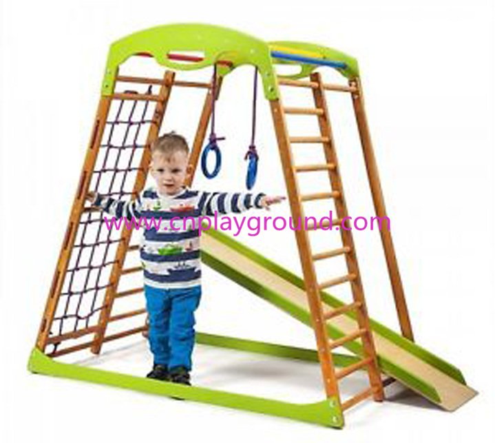 Mini Kids Climbing Play Structures Playground Equipment with Slide