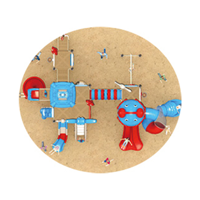 Outdoor Cartoon Alien Outer Space Playground For Backyard (HJ-10402) 