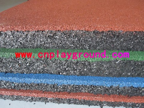 2.5cm outdoor playground safe rubber mat