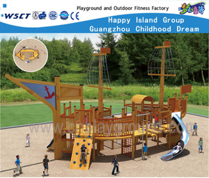 Wooden Multifunctional Ship Family Playground for Children Play (HF-16902) 