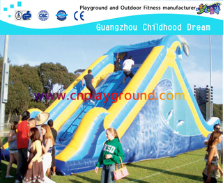 Outdoor Blue Children Inflatable Slide for Amusement Park