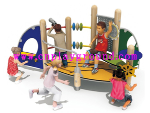  New Design Mini Children Wooden Playground for Backyard