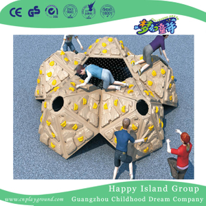 Outdoor Plastic Mound Feature Climbing Wall for Children (HF-19101)