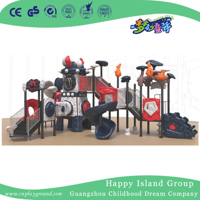 Kindergarten Small Magic Tribe Children Slide Playground (1910601)