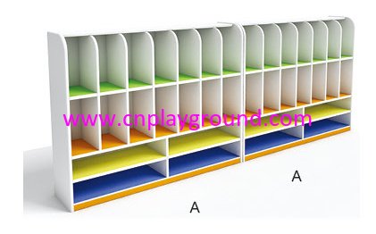 School Simple Wooden Bags Cabinet Unit (HG-5414)