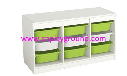 Multi-Functional School White Painting Wooden Toys Cabinet (HG-5503)