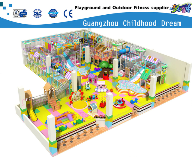 New Design Small Cartoon Indoor Playground For Kids Play (H13-60006)
