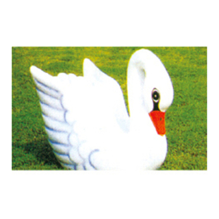 Outdoor Park Cartoon Animal Sculpture Swan (HD-18904)