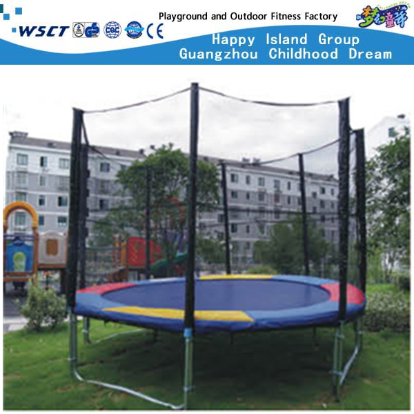 Outdoor Children Jumping Trampoline With Safe Net (A-17804)