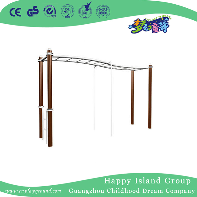 Outdoor School Gym Equipment Waved Climbing Ladder (HHK-13706)
