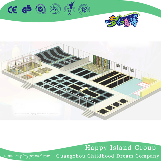 Large Indoor Commercial Children Play Trampoline Playground for Sale (1922401)