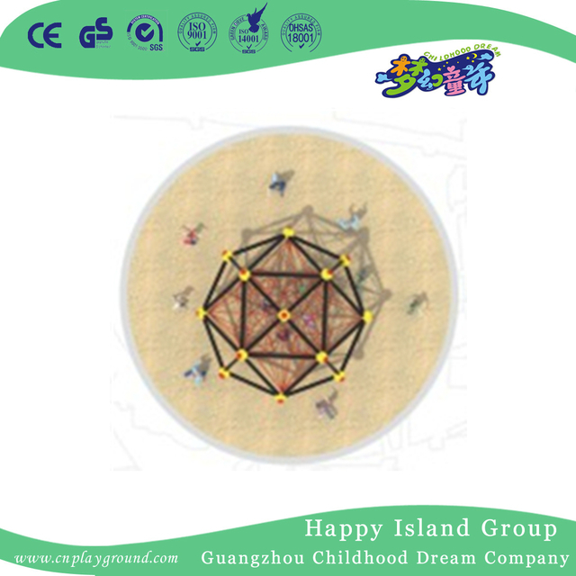 Outdoor Small Polyhedron Climbing Net Frame For Backyard (1918702)