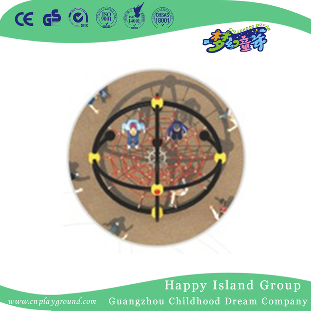 Outdoor Small Spherical Climbing Net Frame For Toddler Play (1918701)