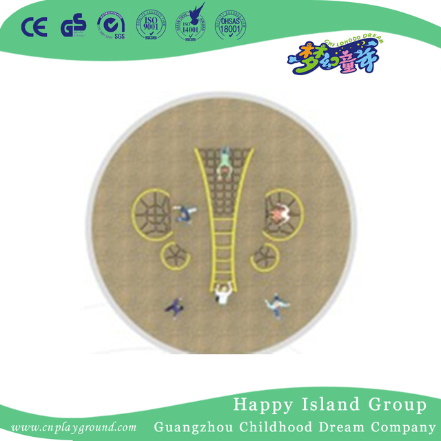 Outdoor Amusement Park Children Climbing Frame (1918901)