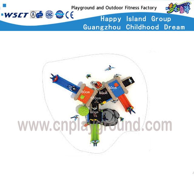 Outdoor Children Tree House Type Galvanized Steel Playground Equipment (HF-16201)