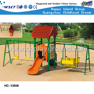 High Quality Backyard Kids Play Swing Equipment (Hc-13806) 
