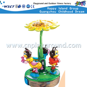 Mini Size Kids Outdoor Electric Cartoon Bee Carousel Ride Playgrounds (A-11501)