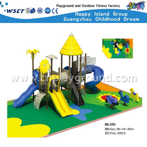 Used School Outdoor Galvanized Steel Playground Equipment for Children（HD-3701） 