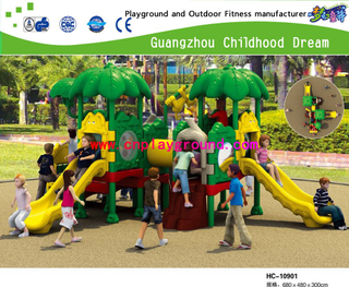  Middle Size Full Plastic Toddler Playground Set on Promotion (HC-10901)