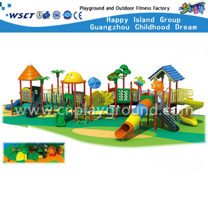 Children Outdoor Animal Galvanized Steel Playground with Slide (HD-3101)