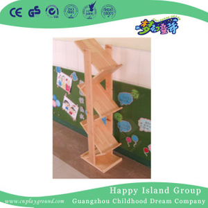 New Design School Wooden Books Display Shelf for Children (HG-4107)