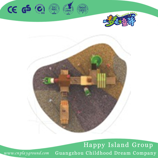 Outdoor Wood Playhouse Playground Equipment (1907202)