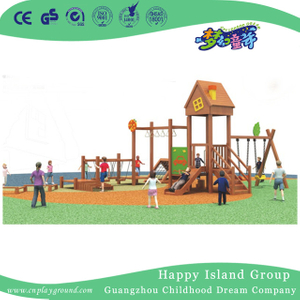 Outdoor Family Wooden Playground Equipment For Public (1908801)