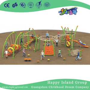 Outdoor Green Climbing Combination Frame Playground For Park (1917702)