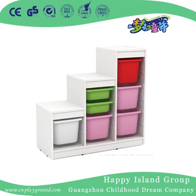 Multi-Functional School White Painting Wooden Toys Cabinet (HG-5503)