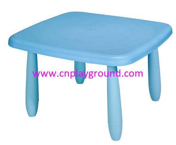 Kindergarten Blue Economy Plastic Square Table for Kids (HG-5306)