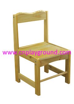 School Natural Wooden Model Toddler Chair (HG-3905)