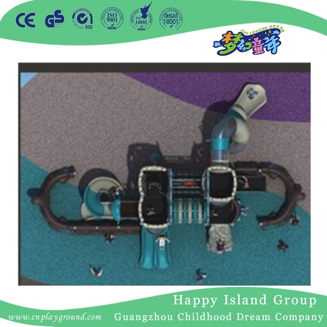 High Quality Large Outdoor Children Pirate Ship Playground for Amusement Park (HK-50052A)